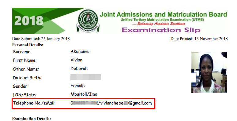 jamb email